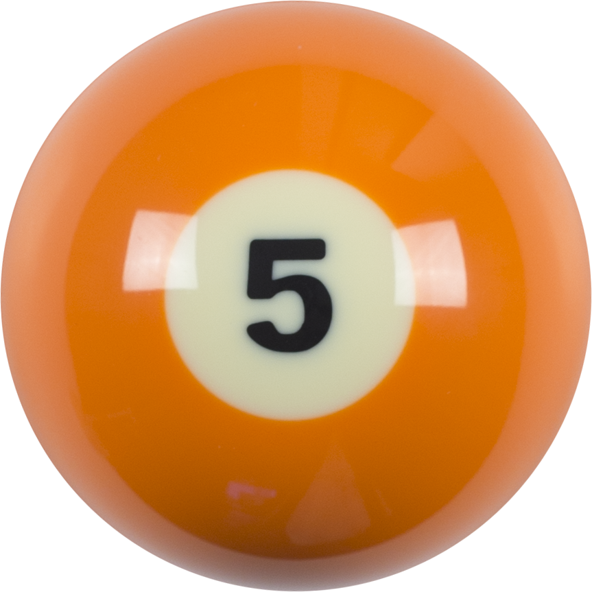 Action RBSTD Standard Replacement Ball  - 5 Billiard Balls