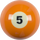 Action RBSTD Standard Replacement Ball  - 5 Billiard Balls