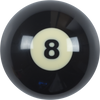 Action RBSTD Standard Replacement Ball  - 8 Billiard Balls