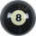 Action RBSTD Standard Replacement Ball  - 8 Billiard Balls