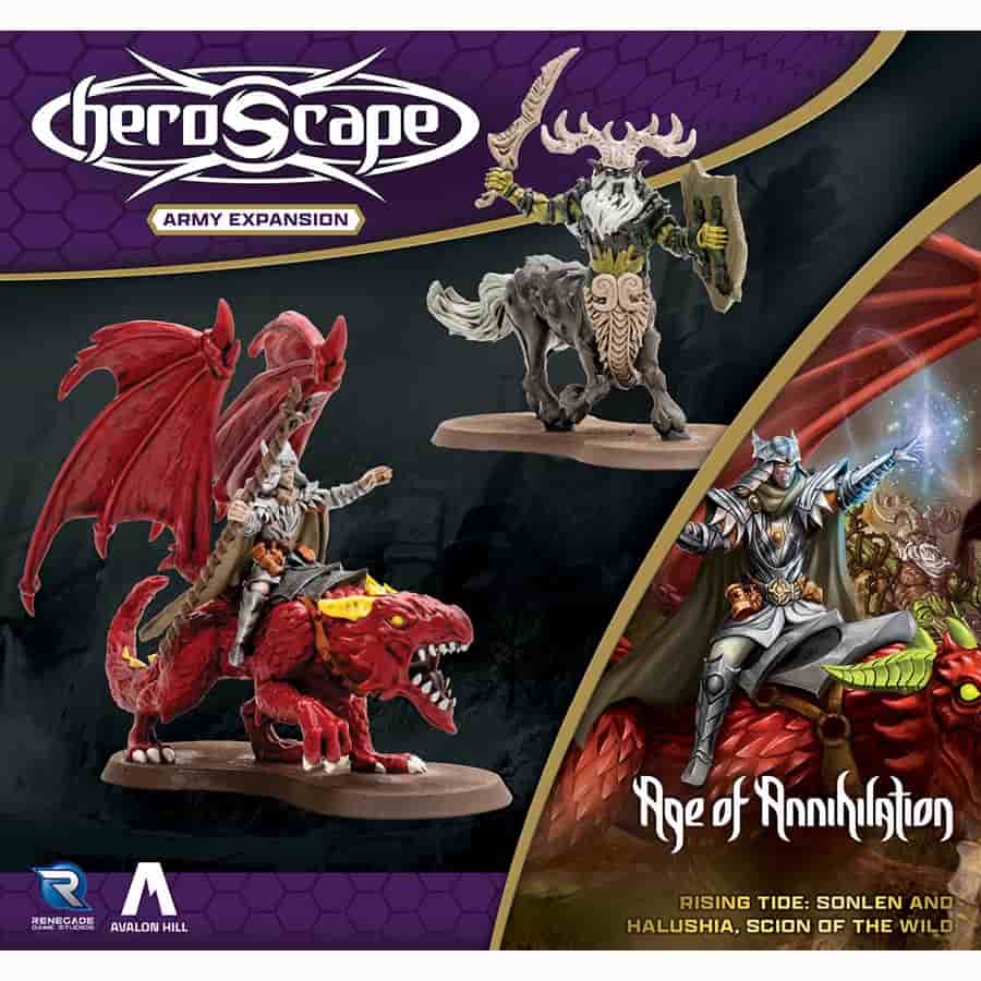 Renegade Games Studios -  Heroscape: Rising Tide: Sonlen And Halushia Scion Of The Wild Army Expansion
