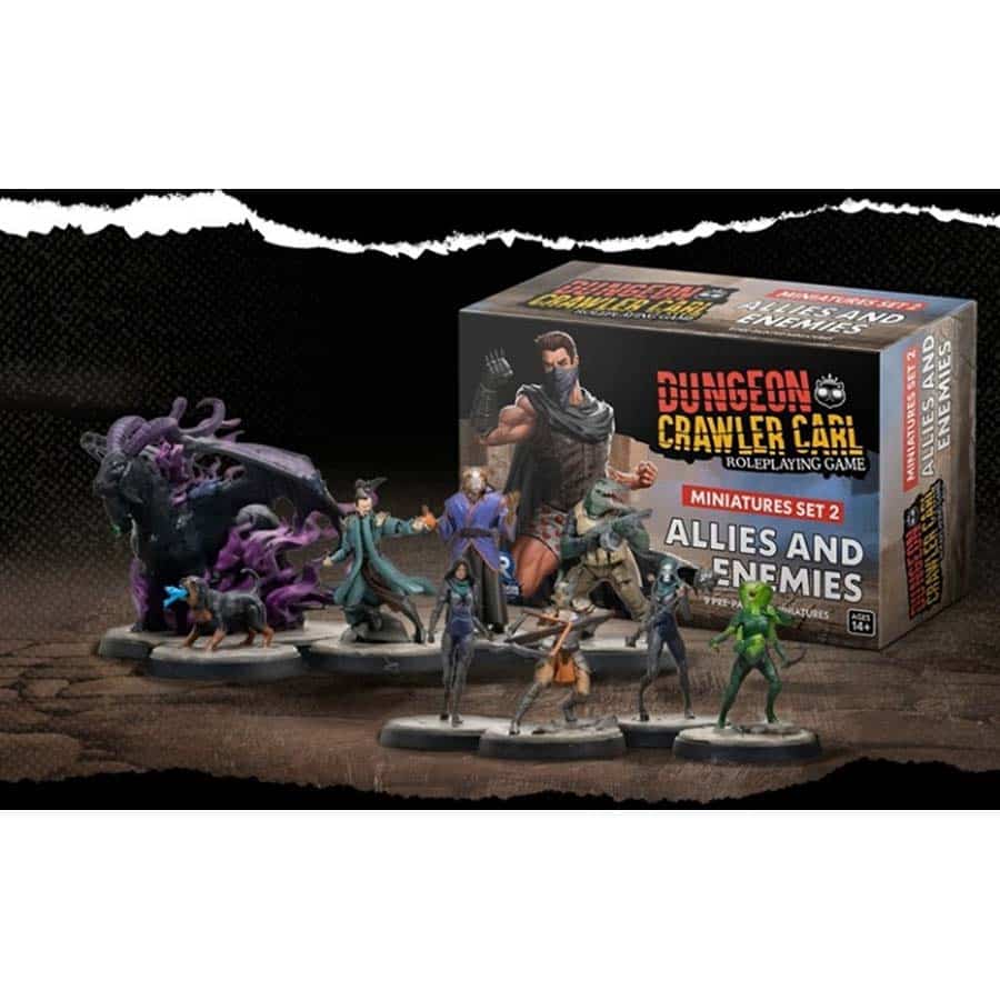 Renegade Games Studios -  Dungeon Crawler Carl Rpg: Miniatures Set 2: Enemies And Allies Pre-Order