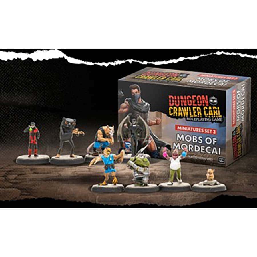 Renegade Games Studios -  Dungeon Crawler Carl Rpg: Miniatures Set 3: Mobs Of Mordecai Pre-Order