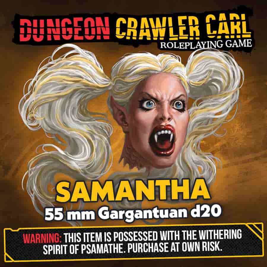 Renegade Games Studios -  Dungeon Crawler Carl Rpg: Samantha Oversized D20 Pre-Order