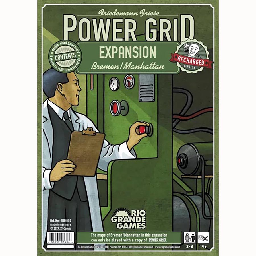 Rio Grande Games -  Power Grid: Bremen And Manhattan Pre-Order