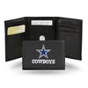 Dallas Cowboys Wallet Trifold Leather Embroidered - Rico Industries