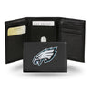 Philadelphia Eagles Wallet Trifold Leather Embroidered - Rico Industries