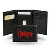 Nebraska Cornhuskers Wallet Trifold Leather Embroidered - Rico Industries