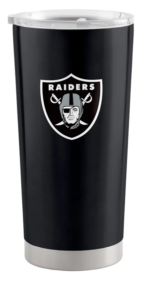 Las Vegas Raiders Travel Tumbler 20oz Stainless Steel - Logo Brands