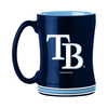 Tampa Bay Rays Coffee Mug 14oz Sculpted Relief Team Color - Logo Brands