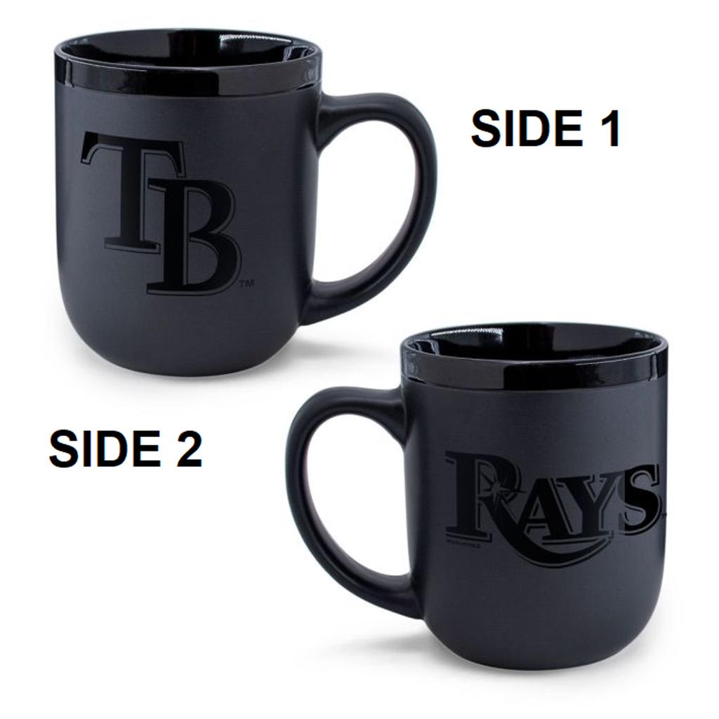 Tampa Bay Rays Coffee Mug 17oz Matte Black - WinCraft
