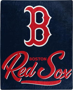 Boston Red Sox Blanket 50x60 Raschel Signature Design - the Northwest Company