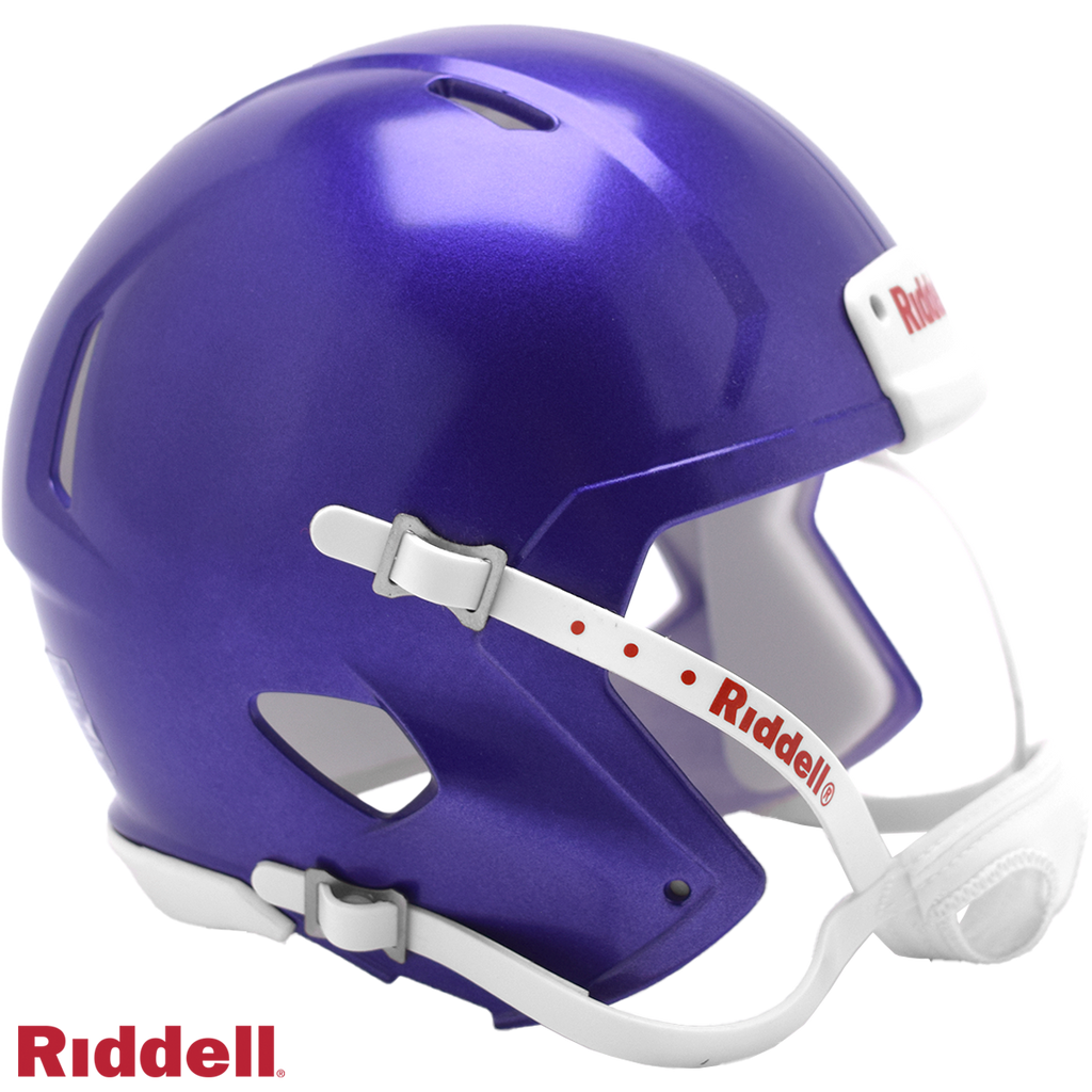 Helmet Riddell Blank Replica Mini Speed Style Purple Metallic - Riddell