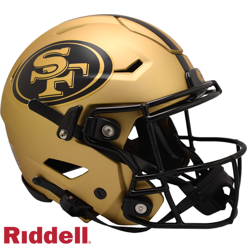 San Francisco 49ers Helmet Riddell Authentic Full Size SpeedFlex Style Rave Alternate - Riddell
