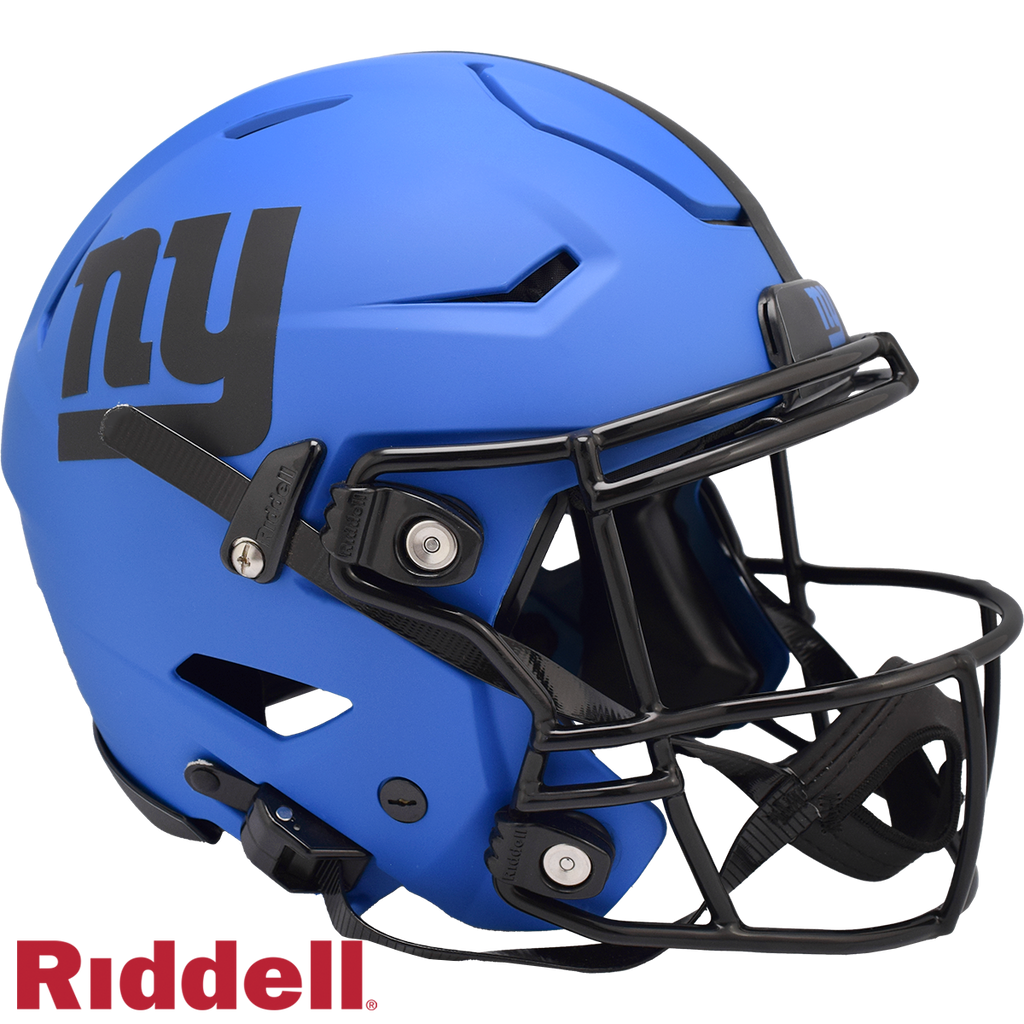 New York Giants Helmet Riddell Authentic Full Size SpeedFlex Style Rave Alternate - Riddell