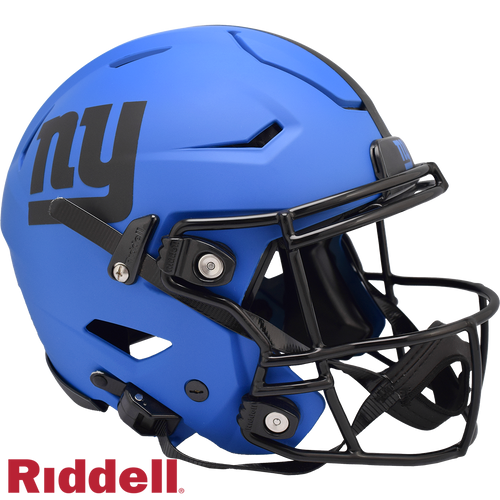 New York Giants Helmet Riddell Authentic Full Size SpeedFlex Style Rave Alternate - Riddell