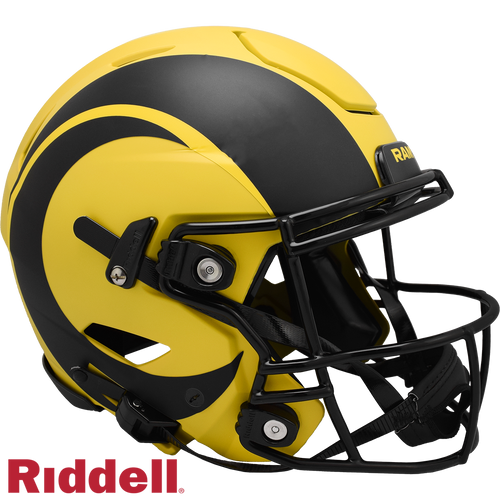 Los Angeles Rams Helmet Riddell Authentic Full Size SpeedFlex Style Rave Alternate - Riddell