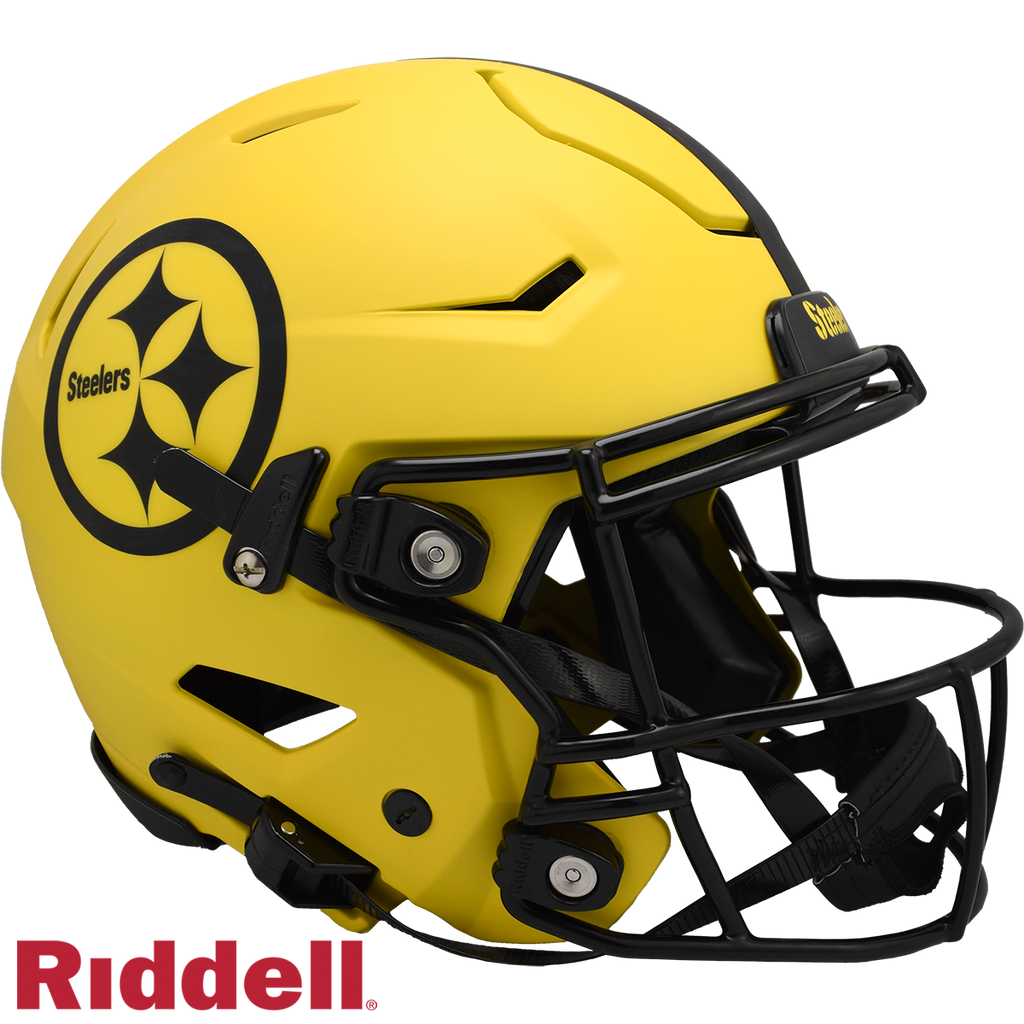 Pittsburgh Steelers Helmet Riddell Authentic Full Size SpeedFlex Style Rave Alternate - Riddell