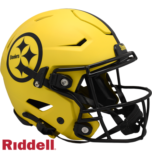 Pittsburgh Steelers Helmet Riddell Authentic Full Size SpeedFlex Style Rave Alternate - Riddell