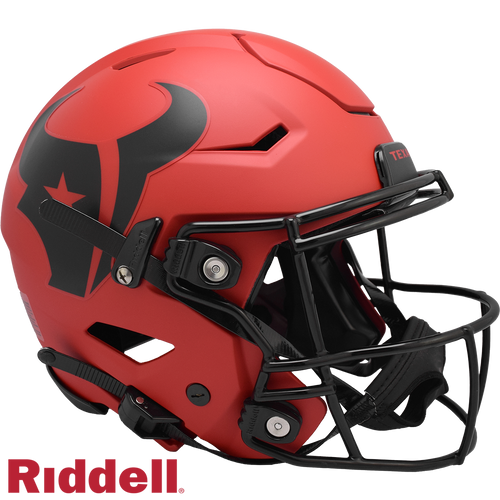 Houston Texans Helmet Riddell Authentic Full Size SpeedFlex Style Rave Alternate - Riddell