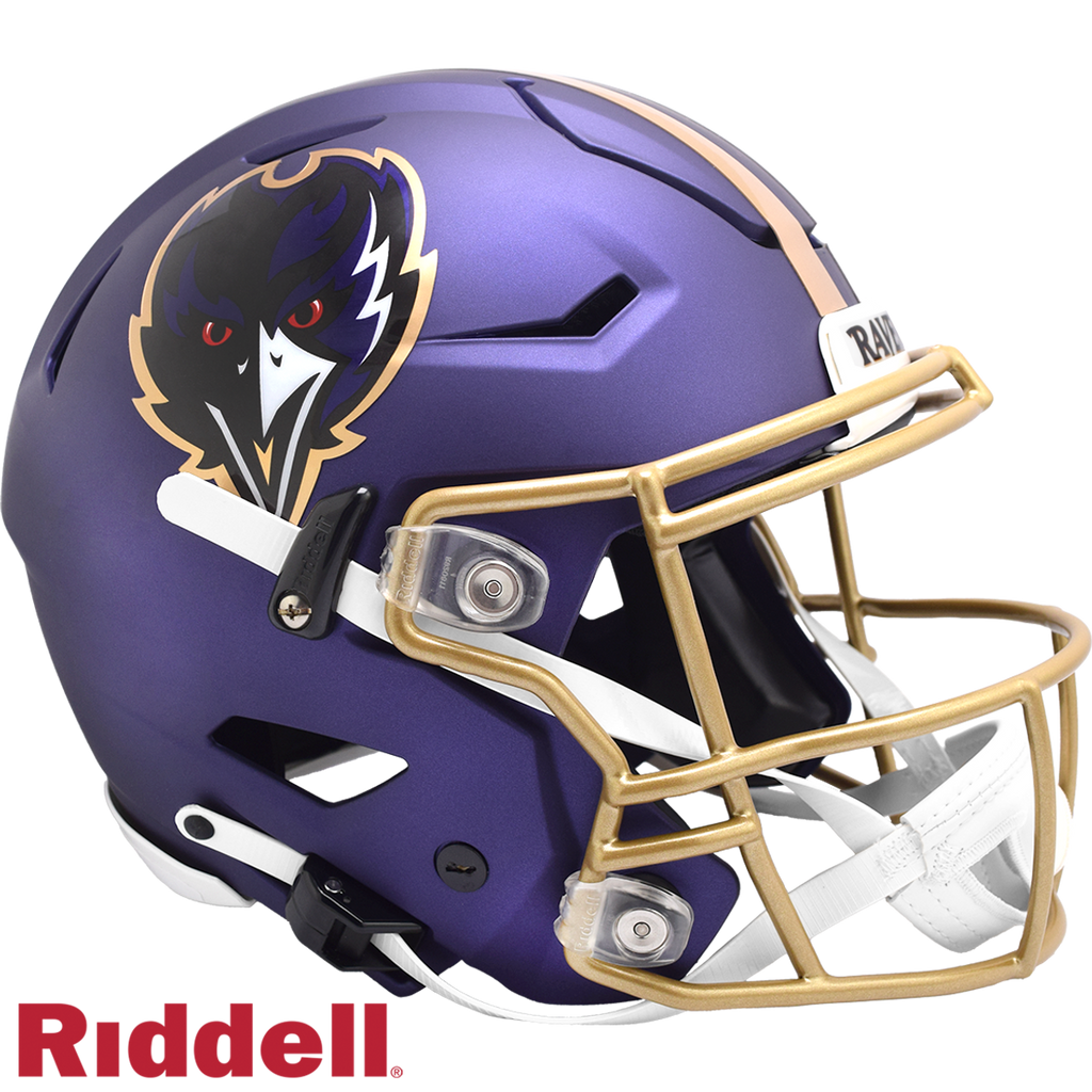 Baltimore Ravens Helmet Riddell Authentic Full Size SpeedFlex Style On-Field Alternate 2024  - Special Order - Riddell