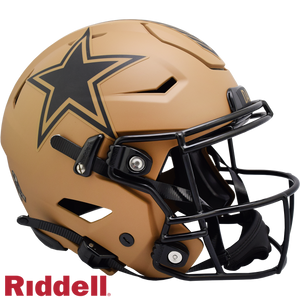 Dallas Cowboys Helmet Riddell Authentic Full Size SpeedFlex Style Salute To Service 2023 - Riddell