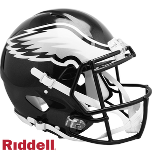 Philadelphia Eagles Helmet Riddell Authentic Full Size Speed Style On-Field Alternate - Riddell