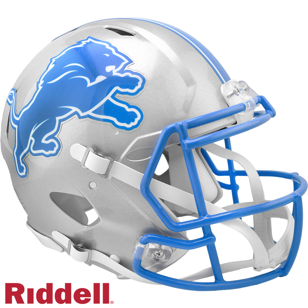 Detroit Lions Helmet Riddell Authentic Full Size Speed Style 2024 - Riddell