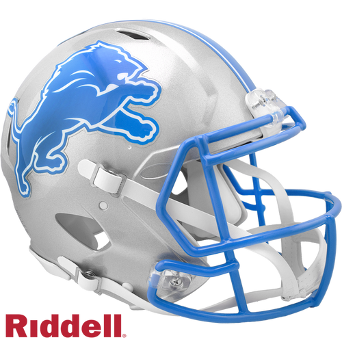 Detroit Lions Helmet Riddell Authentic Full Size Speed Style 2024 - Riddell