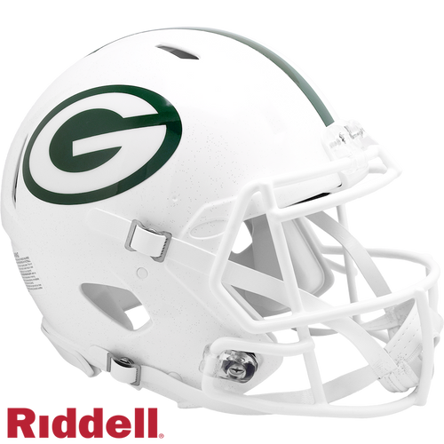Green Bay Packers Helmet Riddell Authentic Full Size Speed Style On-Field Alternate 2024 - Special Order - Riddell