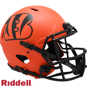 Cincinnati Bengals Helmet Riddell Authentic Full Size Speed Style Rave Alternate - Riddell