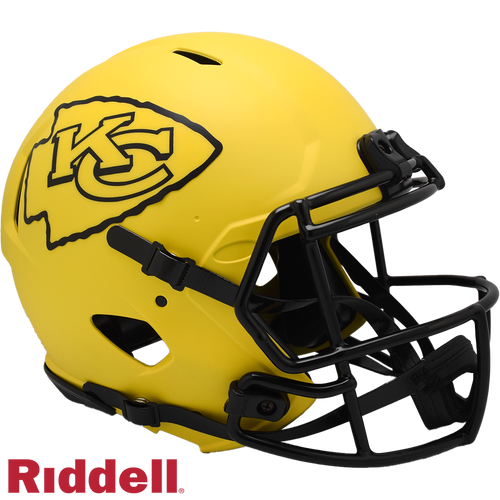 Kansas City Chiefs Helmet Riddell Authentic Full Size Speed Style Rave Alternate - Riddell