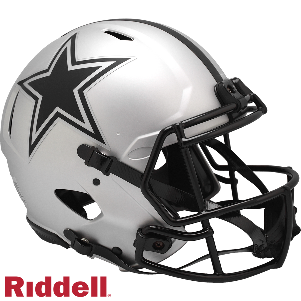 Dallas Cowboys Helmet Riddell Authentic Full Size Speed Style Rave Alternate - Riddell