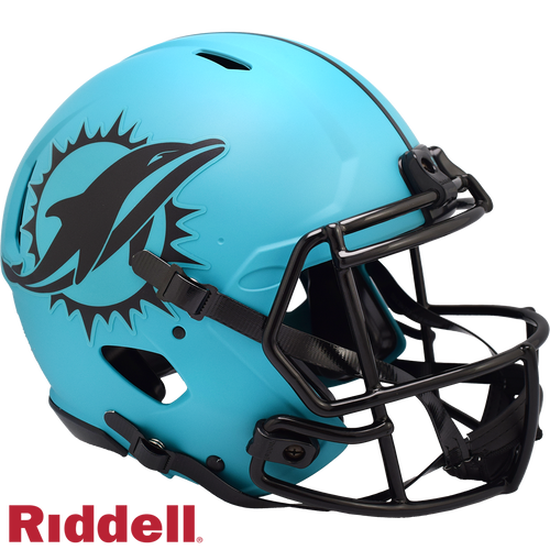 Miami Dolphins Helmet Riddell Authentic Full Size Speed Style Rave Alternate - Riddell