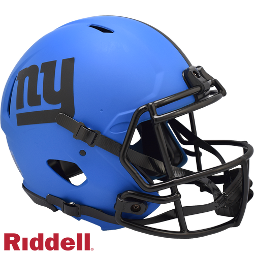 New York Giants Helmet Riddell Authentic Full Size Speed Style Rave Alternate - Riddell