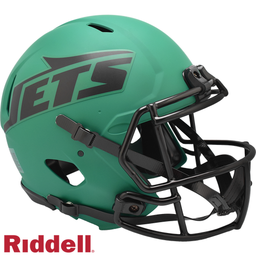 New York Jets Helmet Riddell Authentic Full Size Speed Style Rave Alternate - Riddell