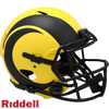 Los Angeles Rams Helmet Riddell Authentic Full Size Speed Style Rave Alternate - Riddell