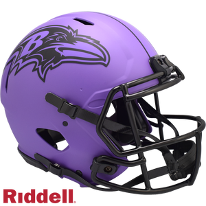 Baltimore Ravens Helmet Riddell Authentic Full Size Speed Style Rave Alternate - Riddell