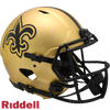 New Orleans Saints Helmet Riddell Authentic Full Size Speed Style Rave Alternate - Riddell