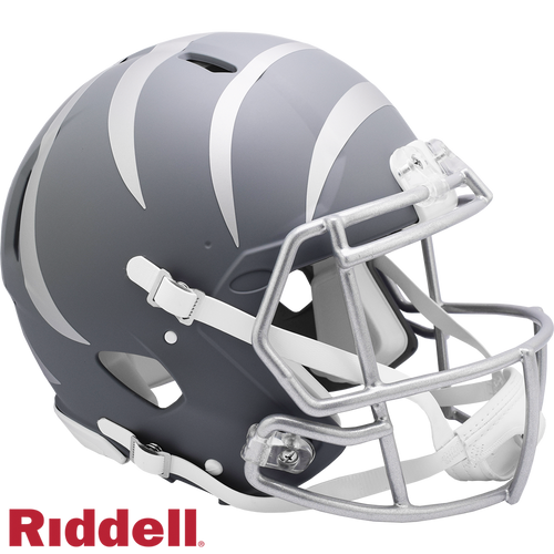 Cincinnati Bengals Helmet Riddell Authentic Full Size Speed Style Slate Alternate - Riddell
