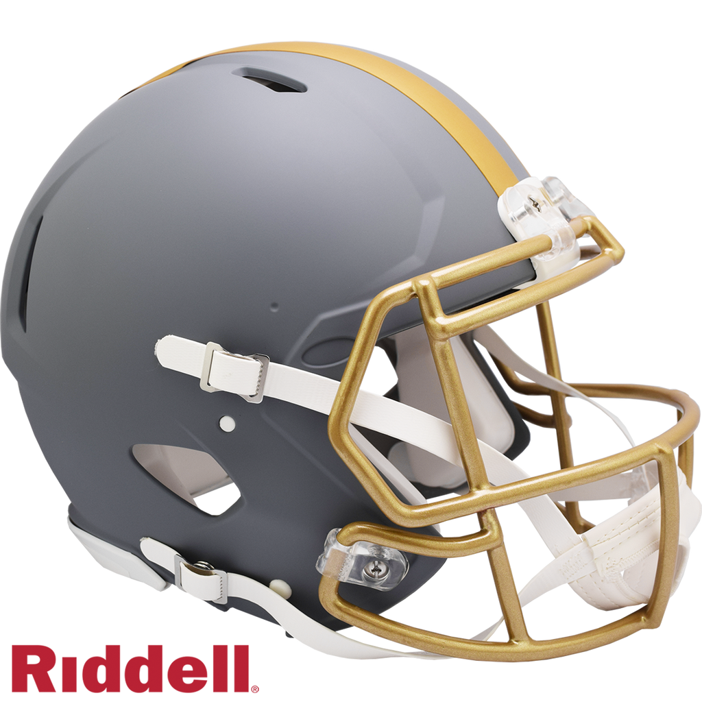 Cleveland Browns Helmet Riddell Authentic Full Size Speed Style Slate Alternate - Riddell
