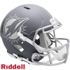 Miami Dolphins Helmet Riddell Authentic Full Size Speed Style Slate Alternate - Riddell