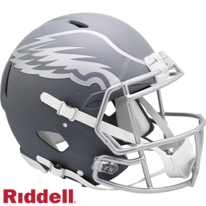 Philadelphia Eagles Helmet Riddell Authentic Full Size Speed Style Slate Alternate - Riddell