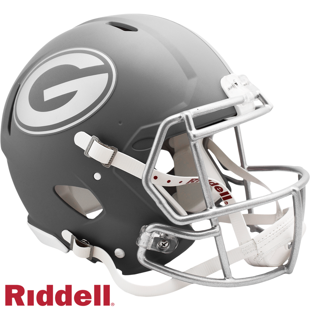 Georgia Bulldogs Helmet Riddell Authentic Full Size Speed Style Slate Alternate - Riddell