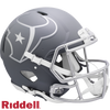 Houston Texans Helmet Riddell Authentic Full Size Speed Style Slate Alternate - Riddell