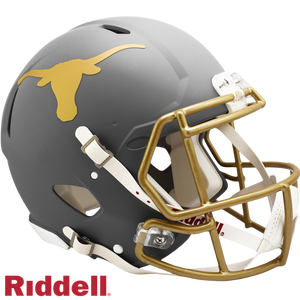 Texas Longhorns Helmet Riddell Authentic Full Size Speed Style Slate Alternate - Riddell