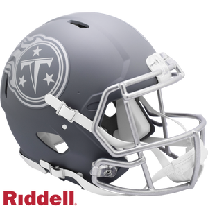 Tennessee Titans Helmet Riddell Authentic Full Size Speed Style Slate Alternate - Riddell