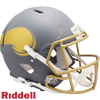 Minnesota Vikings Helmet Riddell Authentic Full Size Speed Style Slate Alternate - Riddell