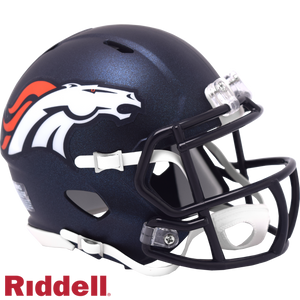 Denver Broncos Helmet Riddell Replica Mini Speed Style 2024 - Riddell
