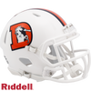Denver Broncos Helmet Riddell Replica Mini Speed Style On-Field Alternate 2023 Snowcapped Periodic Restock - Riddell